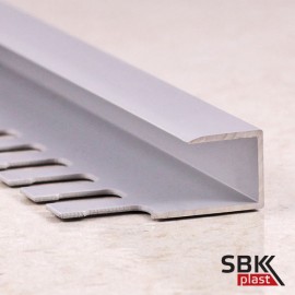 ПО-П12 алюминиевый П образный гнушийся  профиль для финишной  отделки 